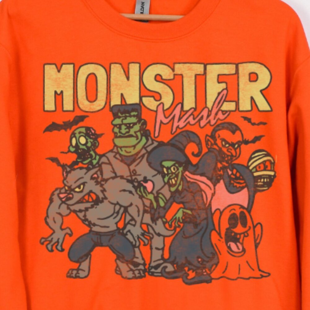 Retro Monster Mash Sweatshirt - NWT